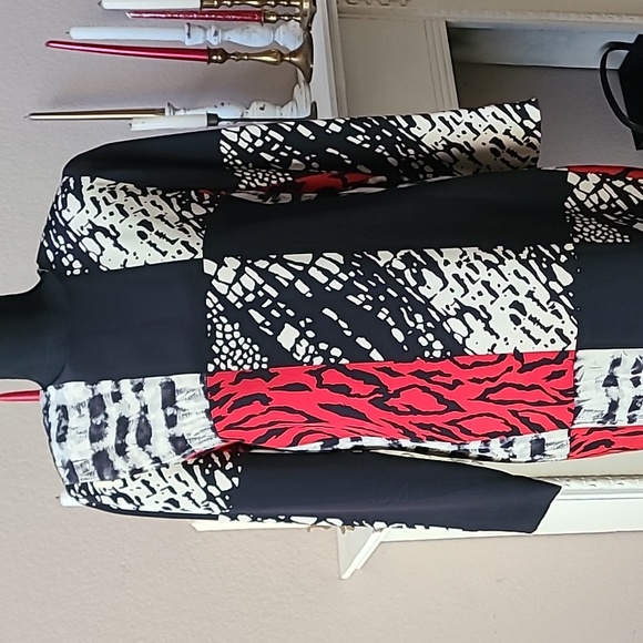 * Vintage 1980s Ann Crimmins for Umi Silk Dress - Picture 2 of 5